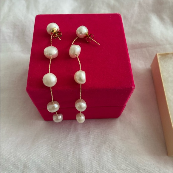 Natasha Denona Pearl Chain Earrings, new from Nordstrom. - Picture 3 of 7
